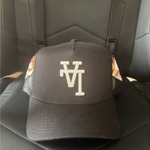 Angel Upside Down LA Logo Trucker Hat